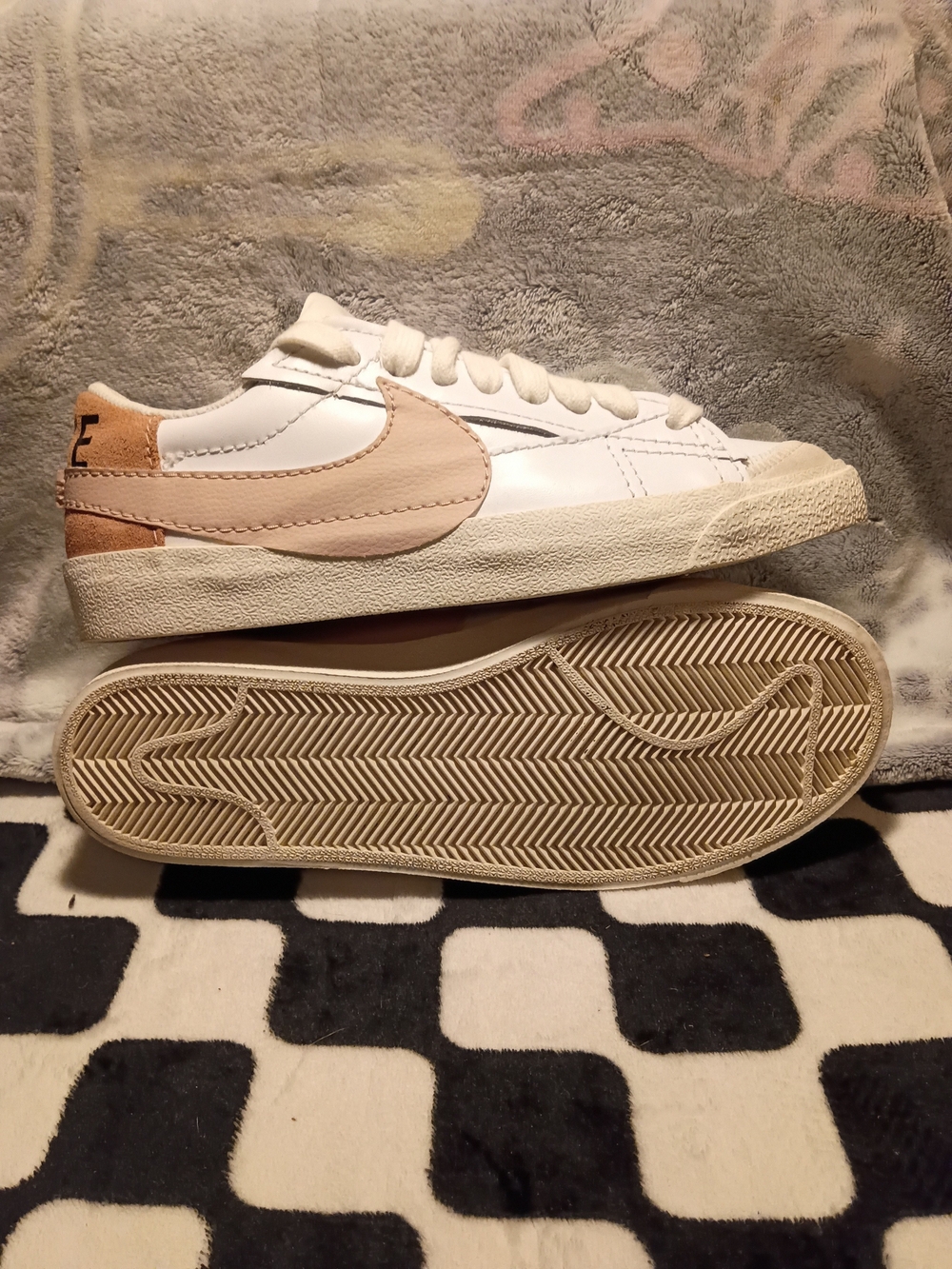 Nike Blazer Low 77 Jumbo White Pink Oxford DQ1470-102 Women’s Size 9.5 NEW NWOB